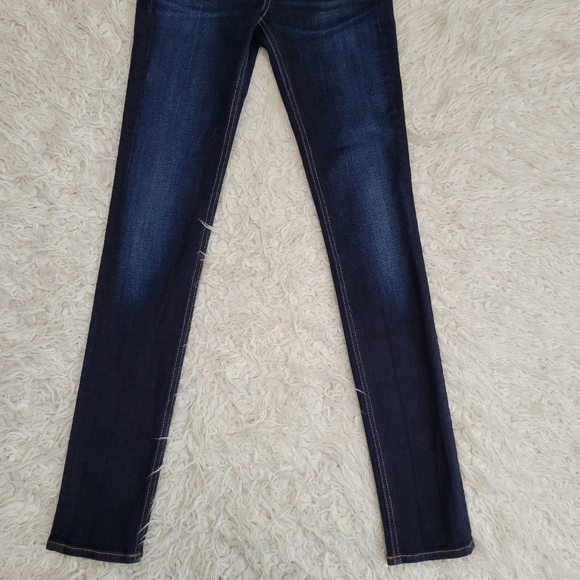 Rag Bone Skinny Jeans In Kensington Dark Blue - Picture 8 of 11